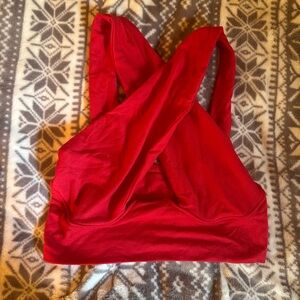 SHEIN Red Cross Over Top